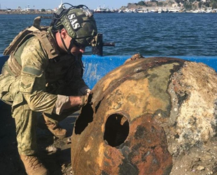 İstanbul Boğazı’nda balıkçı ağına takılan deniz mayını imha edildi