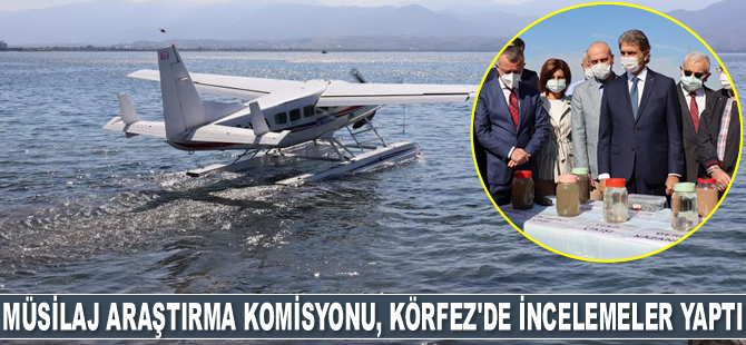 TBMM Müsilaj Araştırma Komisyonu, İzmit Körfezi'nde incelemelerde bulundu