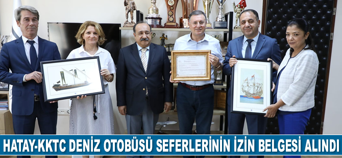 Hatay-KKTC Deniz Otobüsü seferlerinin izin belgesi alındı