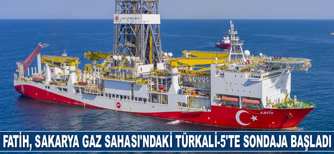 Fatih gemisi, Sakarya Gaz Sahası'ndaki Türkali-5'te sondaja başladı