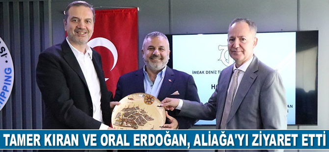 Tamer Kıran ve Oral Erdoğan, Aliağa'yı ziyaret etti