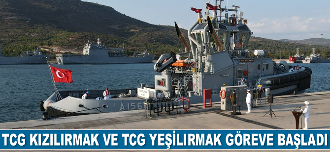 TCG KIZILIRMAK ve TCG YEŞİLIRMAK römorkörleri göreve başladı