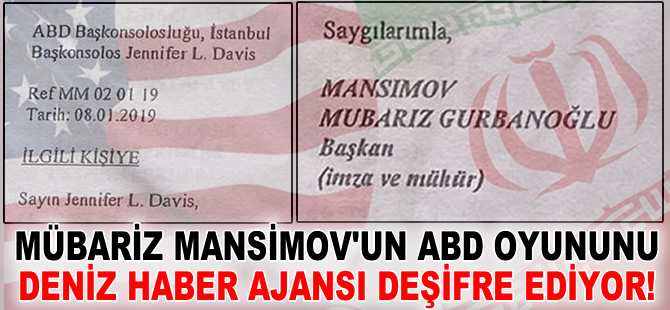 Mübariz Mansimov Gurbanoğlu'nun ABD İşbirliğinde, İran Komplosu deşifre edildi!