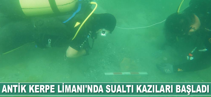 Antik Kerpe Limanı’nda sualtı kazıları başladı