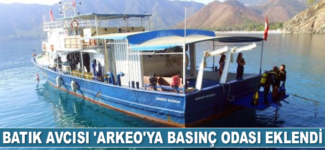 Batık avcısı 'Arkeo'ya basınç odası eklendi