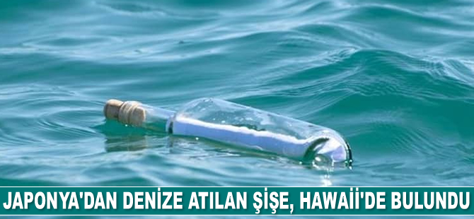 37 yıl önce Japonya’dan denize atılan şişe, Hawaii’de bulundu