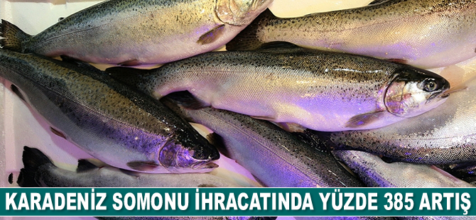 Karadeniz somonu ihracatı yüzde 385 arttı