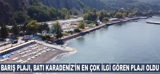 Barış Plajı, Batı Karadeniz’in en çok ilgi gören plajı oldu
