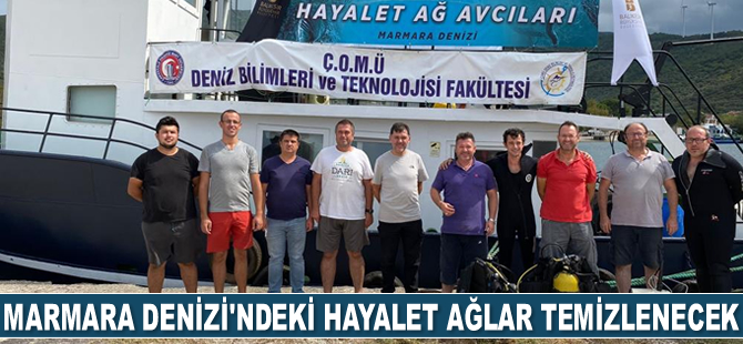 Marmara Denizi'ndeki hayalet ağlar temizlenecek