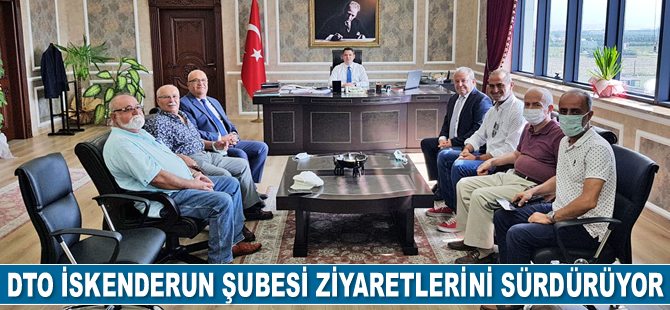 İMEAK DTO İskenderun Şubesi ziyaretlerini sürdürüyor