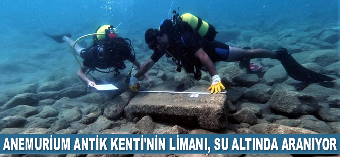 Anemurium Antik Kenti’nin limanı, su altında aranıyor