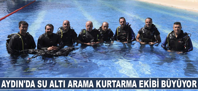 Aydın Büyükşehir İtfaiyesi, Su Altı Arama Kurtarma ekibini büyütüyor