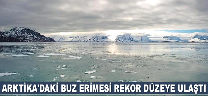 Arktika’daki buz erimesi rekor düzeye ulaştı