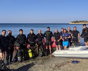 Su Altı Arama Kurtarma ekibi, eğitimlerini sürdürüyor