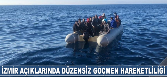 İzmir açıklarında 197 düzensiz göçmen yakalandı