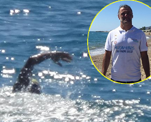 Yüzücü Emre Seven, Mersin’den Kıbrıs’a 38 saat boyunca kulaç atacak