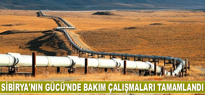 Sibirya'nın Gücü’nde bakım çalışmaları tamamlandı