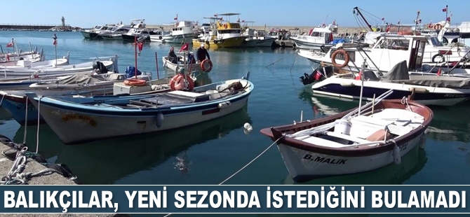 Zonguldaklı balıkçılar, yeni sezonda istediğini bulamadı