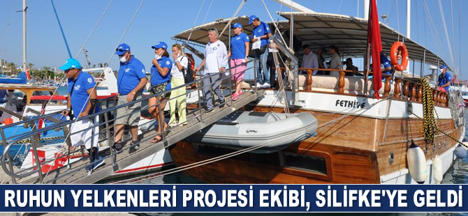 ‘Ruhun Yelkenleri’ projesi ekibi, Silifke’ye geldi