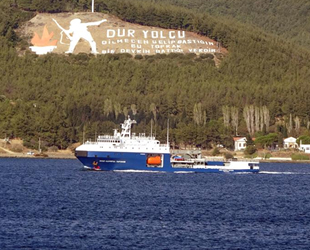 Rus yakıt ikmal tankeri, Çanakkale Boğazı'ndan geçti