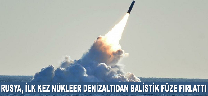 Rusya, ilk kez nükleer denizaltıdan Zirkon güdümlü balistik füze fırlattı