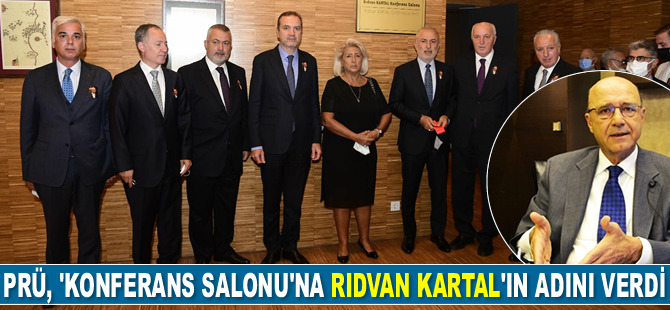Piri Reis Üniversitesi, ‘Konferans Salonu’na Rıdvan Kartal’ın adını verdi
