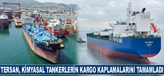 Tersan Tersanesi, kimyasal tankerlerin kargo kaplamalarını tamamladı