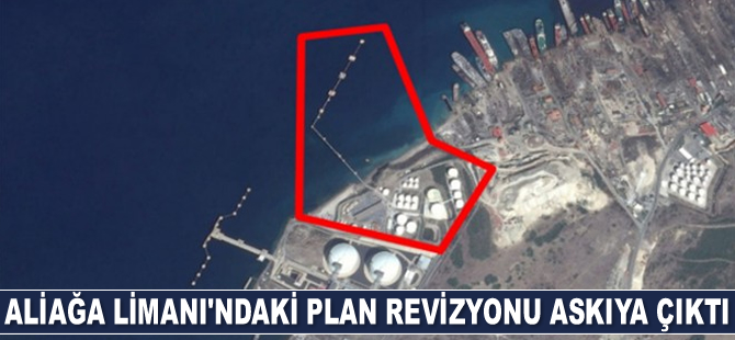 Aliağa Limanı'ndaki plan revizyonu askıya çıktı