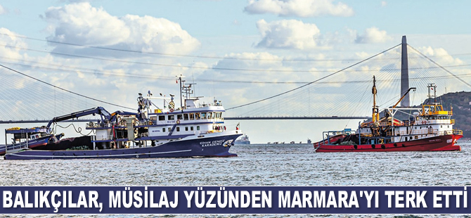 Balıkçılar, müsilaj yüzünden Marmara Denizi'ni terk etti