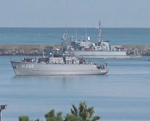NATO’ya bağlı savaş gemileri, Samsun Limanı’na demir attı