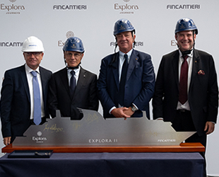 Explora Journeys'in ikinci gemisi EXPLORA II'nin inşasına başlandı