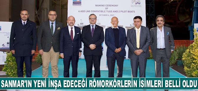 SANMAR, Pakistan’a inşa edeceği römorkörler için 'İsim Verme Töreni' düzenledi
