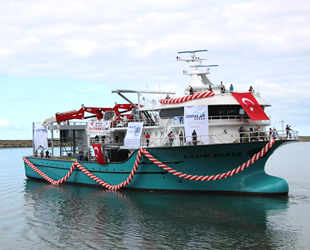 ‘Kazım Kobya’ isimli balıkçı gemisi suya indirildi