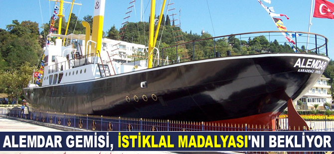 Alemdar gemisi, İstiklal Madalyası’nı bekliyor