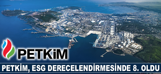 Petkim, global ESG derecelendirmesinde 206 şirket arasında 8. oldu