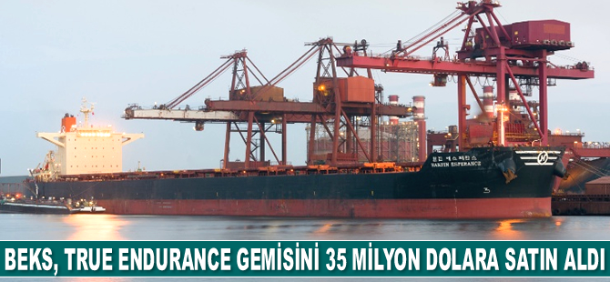 Beks Denizcilik, True Endurance isimli dökme yük gemisini 35 milyon dolara satın aldı
