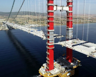1915 Çanakkale Köprüsü'nde son tabliye montajı 13 Kasım'da yapılacak
