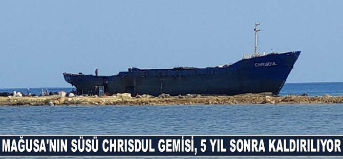 KKTC’de karaya oturan Chrisdul isimli gemi, parçalara ayrılarak kaldırılacak
