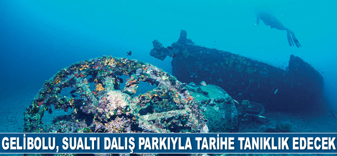 Gelibolu, sualtı dalış parkıyla tarihe tanıklık edecek