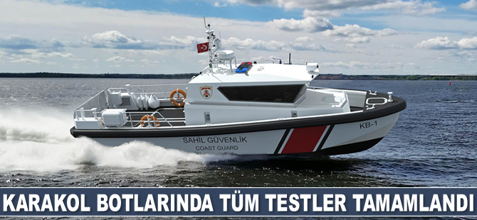 ARES 35 FPB hızlı karakol botlarında tüm testler tamamlandı