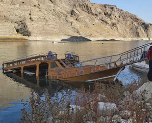 Keban Baraj Gölü’nde batan tekne ile ilgili inceleme başlatıldı