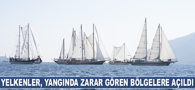 Bodrum Cup'ta yelkenler, yangında zarar gören bölgelere açıldı