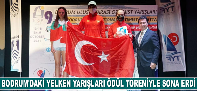 Bodrum'daki yelken yarışları ödül töreniyle sona erdi