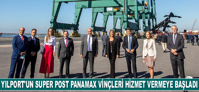 YILPORT Huelva Terminali’ne alınan Super Post Panamax vinçler hizmet vermeye başladı