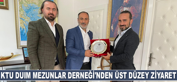 KTU DUIM Mezunlar Derneği, Denizcilik Genel Müdürü Ünal Baylan’ı ziyaret etti