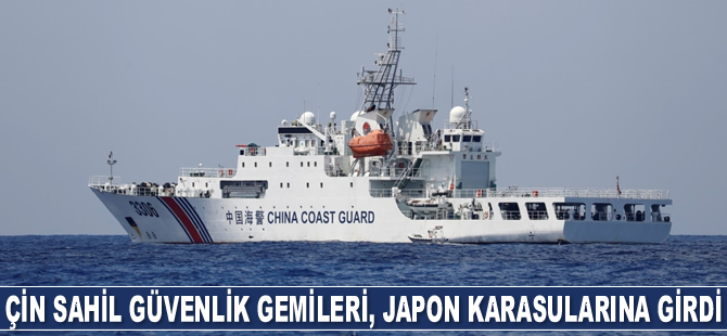 Çin Sahil Güvenlik gemileri, Japonya karasularına girdi