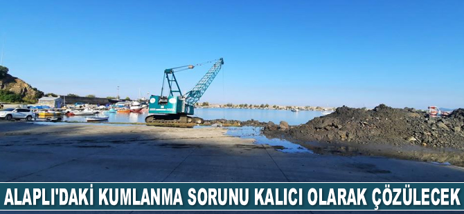 Alaplı Balıkçı Barınağı'ndaki kumlanma sorunu kalıcı olarak çözülecek