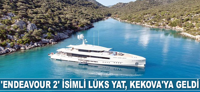 'Endeavour 2' isimli lüks yat, Kekova'ya geldi
