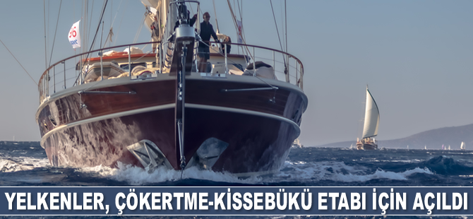 Bodrum Cup’ta yelkenler, Çökertme-Kissebükü etabı için açıldı