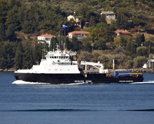 Rus askeri römorkörü, Çanakkale Boğazı’ndan geçti